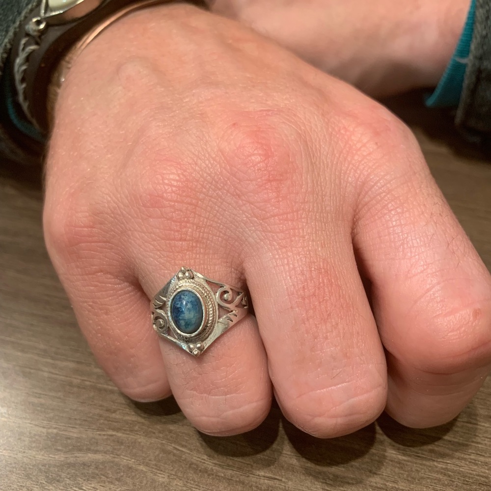 SOLD Beautiful Silver and Chrysocolla Ring!!!